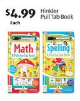 Aldi Hinkler Pull Tab Book offer