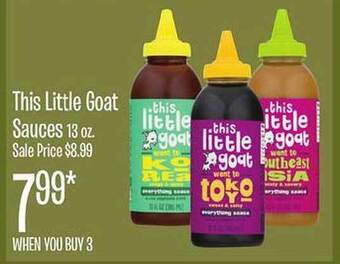Jewel-Osco This little goat sauces offer