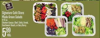 Jewel-Osco Signature café store made green salads offer
