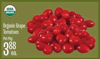 Jewel-Osco Organic grape tomatoes offer