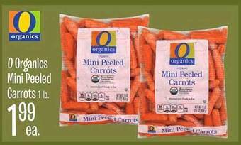 Jewel-Osco O organics mini peeled carrots offer