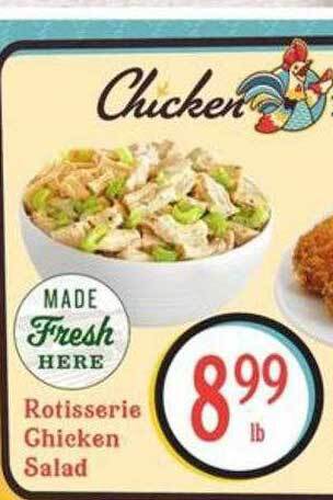 Lowes Foods Rotisserie chicken salad offer
