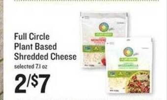 Lowes Foods Full circle plant based shredded cheese offer