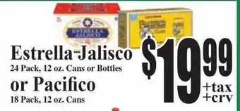 Baja Ranch Estrella jalisco or pacifico offer