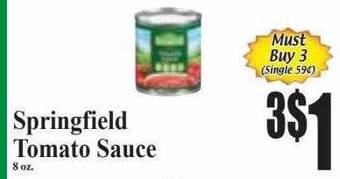 Baja Ranch Springfield tomato sauce offer
