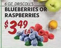 Blueberries or raspberries