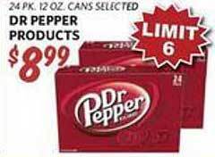 Breaux Mart Dr pepper products offer