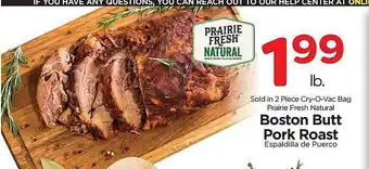 El Ahorro Boston butt pork roast offer