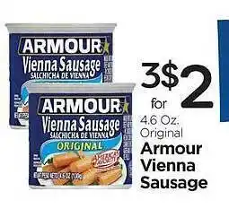 El Ahorro Armour vienna sausage offer