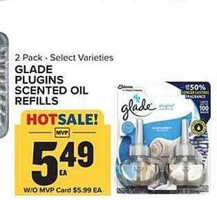 Food Lion Glade plugins scented oil refills offer
