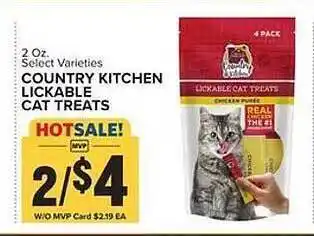 Food Lion Country kitchen lickable cat treats offer
