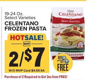 Food Lion Celentano frozen pasta offer
