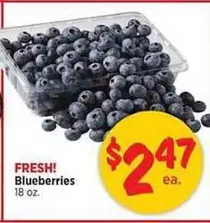 H-E-B Blueberries offer