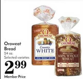 Pavilions Oroweat bread offer