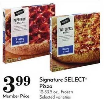 Pavilions Signature select pizza offer
