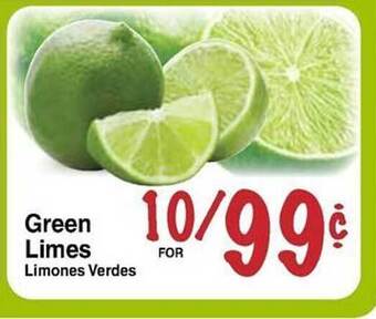 Sellers Bros Green limes offer