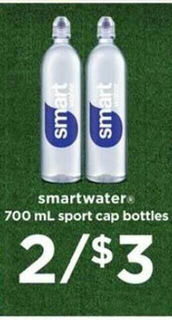 Winn Dixie Smartwater 700 ml sport cap bottles offer