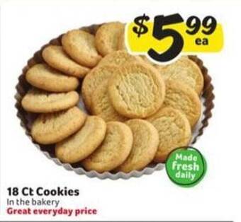 Winn Dixie 18 ct cookies offer