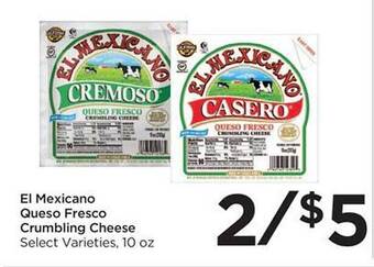 Food 4 Less El mexicano queso fresco crumbling cheese offer