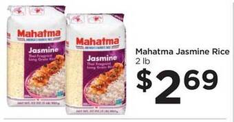 Food 4 Less Mahatma jasmine rice offer