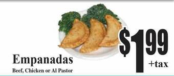 Baja Ranch Empanadas offer