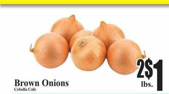 Baja Ranch Brown onions offer