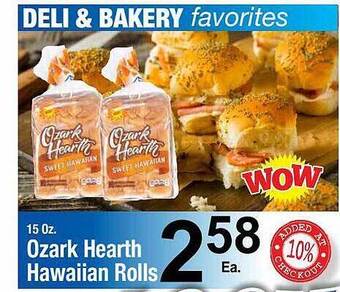 Food Giant Ozark hearth hawaiian rolls offer