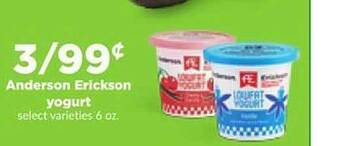 Hy-Vee Anderson erickson yogurt offer