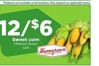 Hy-Vee Sweet corn offer