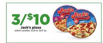 Hy-Vee Jack's pizza offer