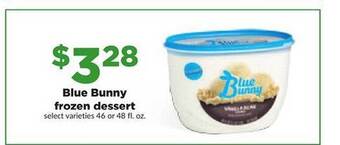 Hy-Vee Blue bunny frozen dessert offer