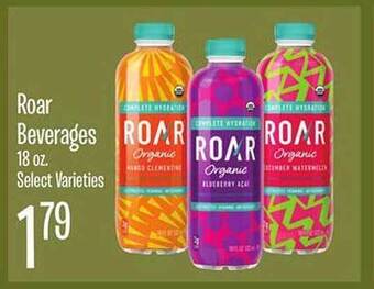 Jewel-Osco Roar beverages offer