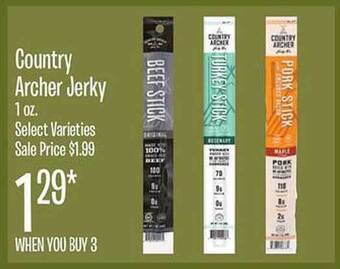 Jewel-Osco Country archer jerky offer