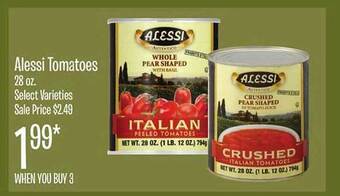 Jewel-Osco Alessi tomatoes offer