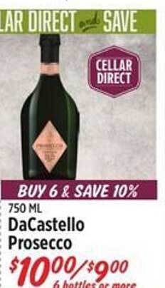 Rouses Dacastello prosecco offer