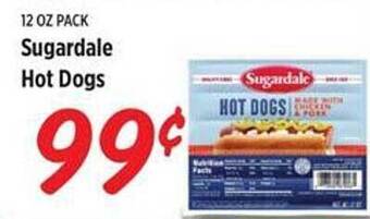Rouses Sugardale hot dogs offer