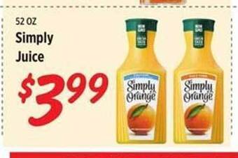 Rouses Simply juice offer