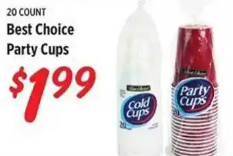 Rouses Best choice party cups offer