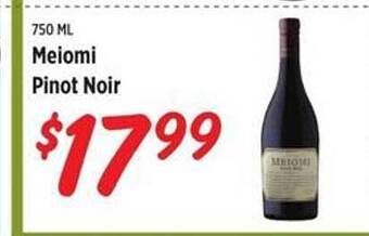 Rouses Meiomi pinot noir offer