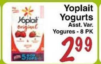 Yoplait yogurts