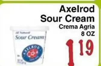 Sellers Bros Axelrod sour cream offer