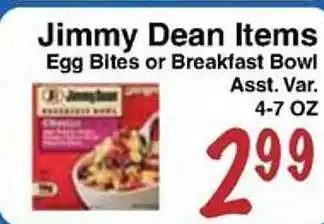Jimmy dean items