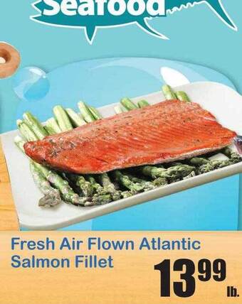 Times Supermarkets Fresh air flown atlantic salmon fillet offer