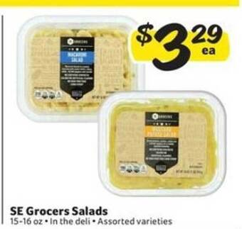 Winn Dixie Se grocers salads offer
