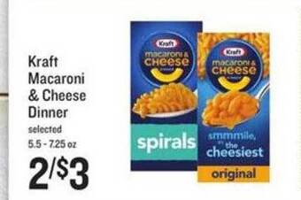 Lowes Foods Kraft macaroni & cheese dinner offer