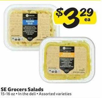 Winn Dixie Se grocers salads offer
