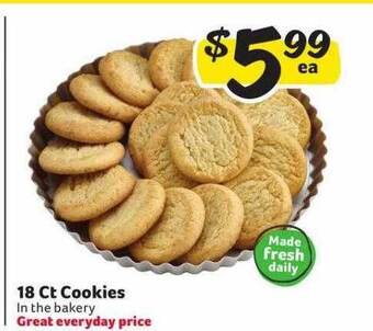 Winn Dixie 18 ct cookies offer