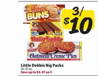 Winn Dixie Little debbie big packs offer