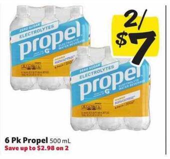 Winn Dixie 6 pk propel offer