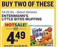 Food Lion Entenmann's little bites muffins offer